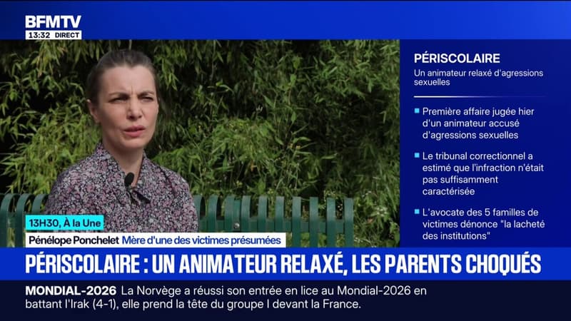 Périscolaire à Paris: après la relaxe d'un animateur, la mère d'une des victimes présumées se dit "très choquée et très indignée"
