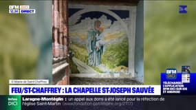 Hautes-Alpes: un incendie se propage à la chapelle Saint-Joseph à Saint-Chaffrey
