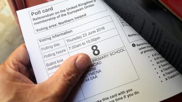 Un bulletin de vote, lors du référendum de 2016.