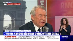 "C'est un immense choc pour nous tous." L'émotion de François Bayrou en apprenant la mort des 13 soldats au Mali dont 7 étaient de Pau