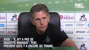 ASSE : "Il n’y a pas de baguette magique", Puel prévient qu’il y a encore du travail
