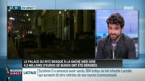 Le palace du Ritz braqué à la hache ce mercredi 10 janvier