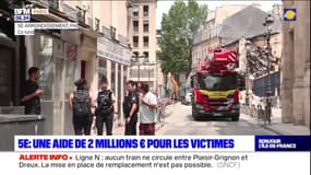 Explosion à Paris: une aide de 2 millions d'euros débloquée pour les victimes