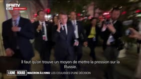  LIGNE ROUGE - Après son discours à l'ONU, Emmanuel Macron a été bloqué par le convoi de Donald Trump