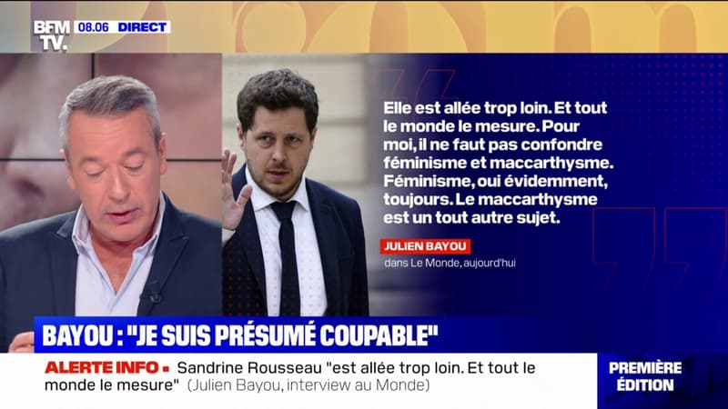 Julien Bayou accuse Sandrine Rousseau d'être 