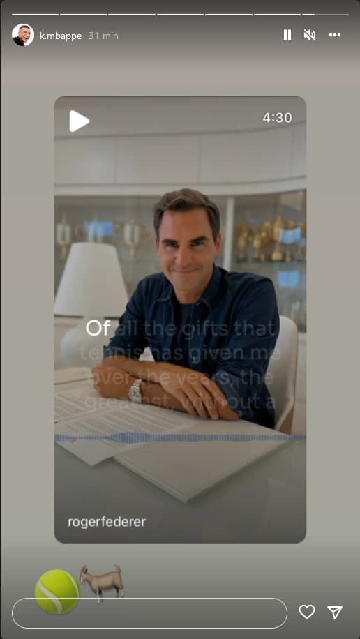 Mbappé Federer