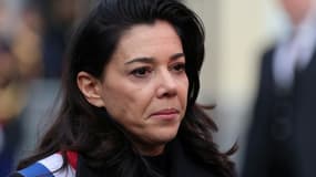 Sophia Chikirou, députée LFI  lors des commémorations du 13 novembre 2025 à Paris