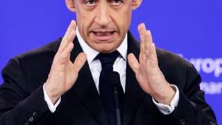 Les Libyens devront décider du sort de Mouammar Kadhafi et non la coalition internationale, dont les avions sont venus au secours de l'opposition libyenne, a déclaré Nicolas Sarkozy lors du sommet européen de Bruxelles. /Photo prise le 25 mars 2011/REUTER