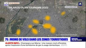 Paris: moins de vols dans les zones touristiques cet été