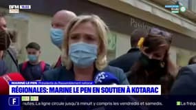 Marine Le Pen en visite dans la Loire pour soutenir Andréa Kotarac
