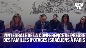 L'intégrale de la conférence de presse des familles d'otages israéliens à Paris 