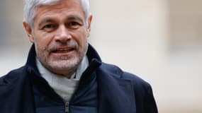 Le patron des députés LR, Laurent Wauquiez, le 10 mars 2025 à Paris 