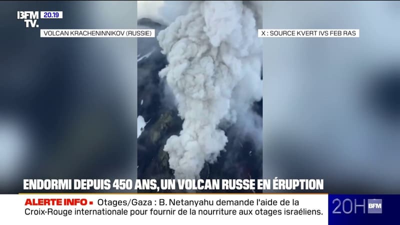 Le volcan Kracheninnikov, situé en Russie, est entré en éruption alors qu'il était endormi depuis 450 ans