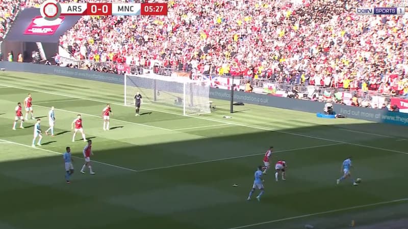 Arsenal-Manchester City: le dribble de Bernardo Silva qui fait perdre sa chaussure à Timber