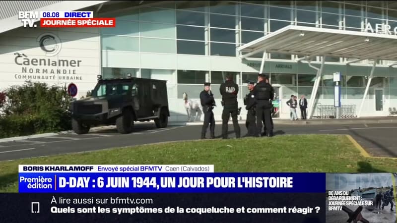 80 ans du D-Day: l'aéroport de Caen placé sous haute sécurité avant l'arrivée des chefs d'État