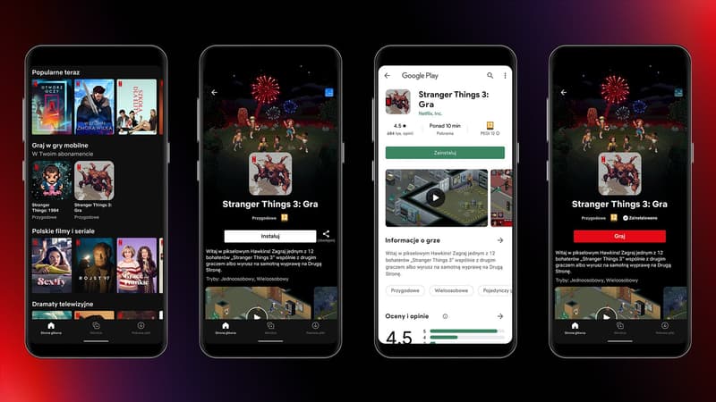 Netflix propose des jeux vidéo sur mobile.