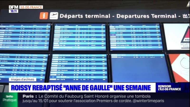 L'aéroport Roissy-Charles de Gaulle rebaptisé "Anne De Gaulle" à l'occasion de la journée internationale du handicap