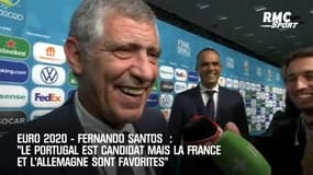 Euro 2020: "Le Portugal est candidat mais la France et l'Allemagne sont favorites" souligne Santos
