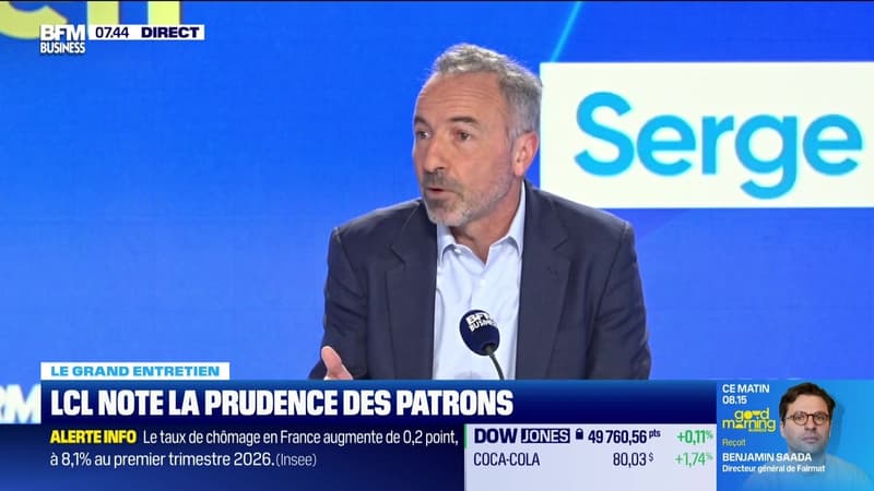 Le Grand entretien : LCL note la prudence des patrons - 13/05