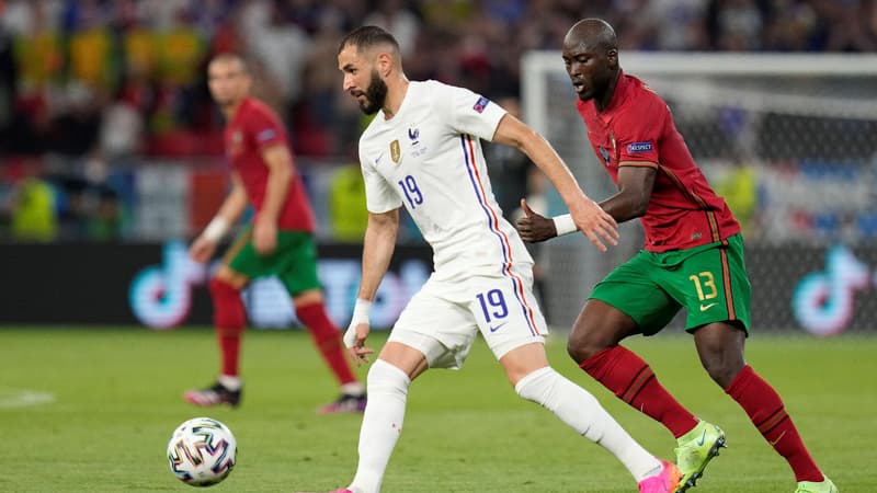 Benzema lors de Portugal-France