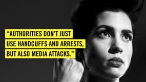 L'une des publicités d'Amnesty International mise en avant par AdBlock pour lutter contre la censure sur Internet.