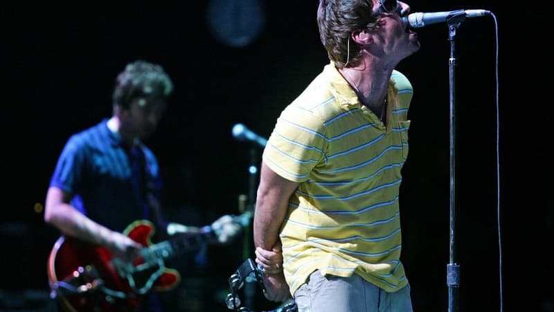 Liam et Noel Gallagher du groupe Oasis