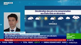 Sébastien Cabrol (BSI Economics) : USA, les prix à la consommation ont grimpé de 7,0% en 2021, plus forte inflation depuis 1982 - 12/01