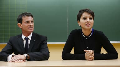 Najat Vallaud-Belkacem soutient Manuel Valls dans sa course à l'élection présidentielle. (Photo d'illustration)