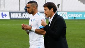 Dimitri Payet et Rudi Garcia, à Marseille le 7 janvier 2018
