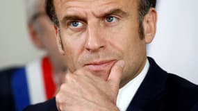 Emmanuel Macron à Vendôme le 25 avril 2023