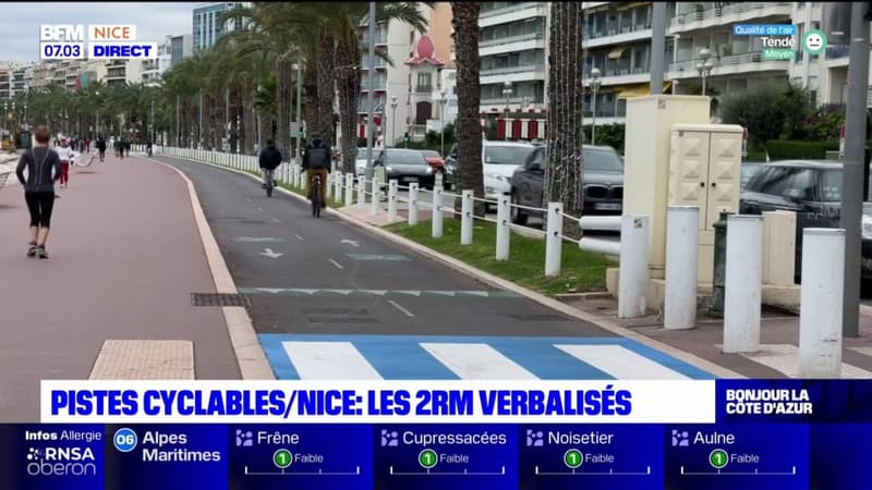 Nice: les deux-roues motorisés verbalisés par caméra sur les pistes cyclables