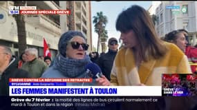 Grève du 7 février: les femmes manifestent à Toulon