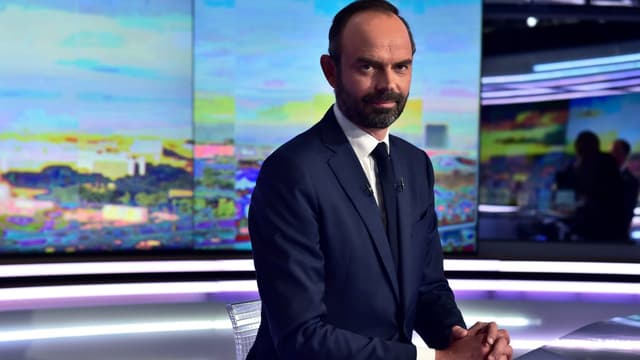 Edouard Philippe sur le plateau de TF1.