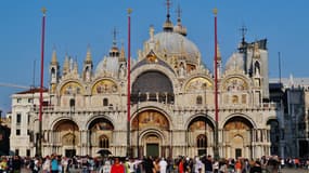 La basilique Saint-Marc à Venise en Italie.