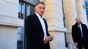 Christophe Galtier à son procès au tribunal de Nice 