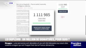 La pétition contre la loi de Duplo va au-delà du bar des millions de signatures, un dossier absolu