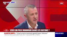 Grande distribution: "Mettons également dans la loi un prix minimum de vente pour les distributeurs" propose Michel Biero, PDG de Lidl France