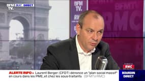 Laurent Berger face à Jean-Jacques Bourdin en direct - 30/09
