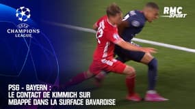 PSG - Bayern : Le contact de Kimmich sur Mbappé dans la surface bavaroise