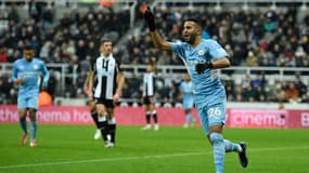 Riyad Mahrez buteur lors de Newcastle-Manchester City
