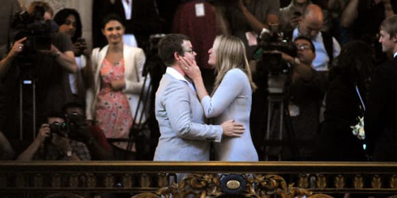 Kris Perry et Sandy Stier se sont mariées à San Francisco