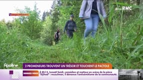 2 promeneurs trouvent un trésor et touchent le pactole