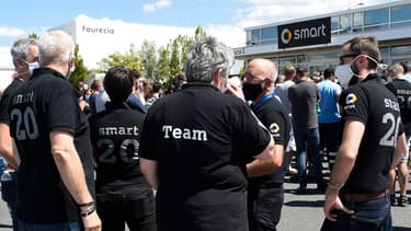 L'intersyndicale de l'usine Smart à Hambach (Moselle) appelle à la grève et à une manifestation ce vendredi matin pour "exiger le maintien des emplois industriels sur le site".