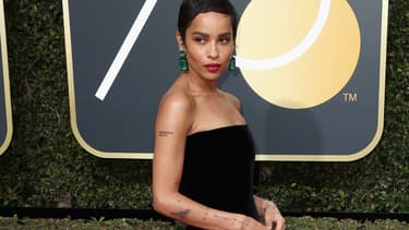 Zoe Kravitz le 7 janvier 2018 aux Golden Globe Awards