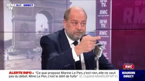 Éric Dupond-Moretti sur les rixes: "Le répressif sans l'éducatif, c'est une machine à récidive"