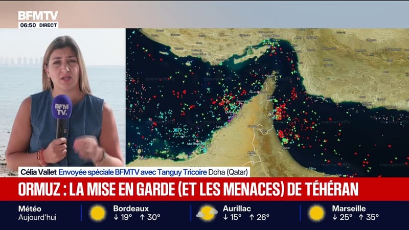Guerre au Moyen-Orient: l'Iran prévient que toute ingérence dans sa gestion du détroit d'Ormuz risque "d'accroître les tensions" dans la région