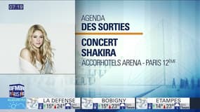 Sortir à Paris: Shakira en concert à l'AccorHotels Arena de Paris les 10 et 11 novembre