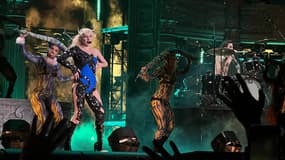 Lady Gaga lors de son concert à Rio de Janeiro, le 3 mai 2025.
