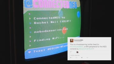 Quand la console se connecte à Internet, elle tweete automatiquement.