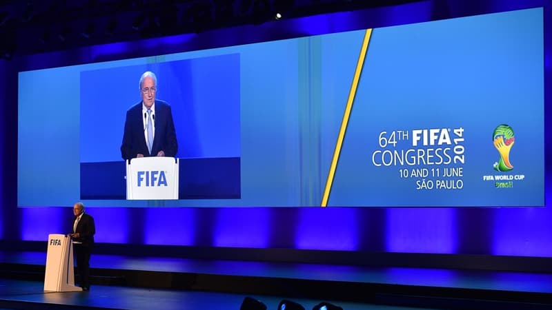 Sepp Blatter, le président de la FIFA, hier à Sao Paulo.